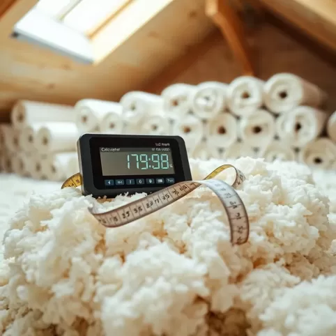 Kalkulator wełny na poddasze