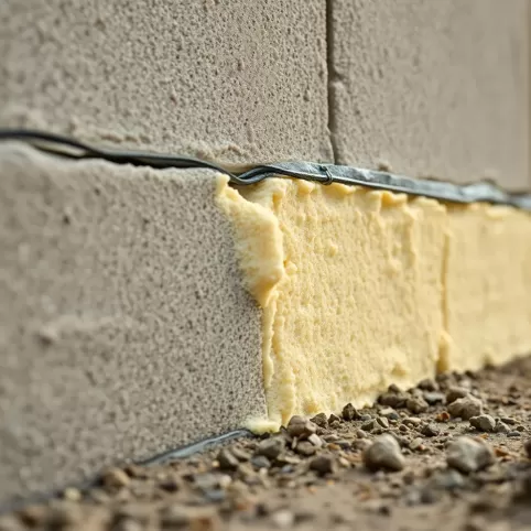 Koszt ocieplanie fundamentów pianką