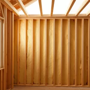 Montaż wełny mineralnej na ścianie wewnętrznej