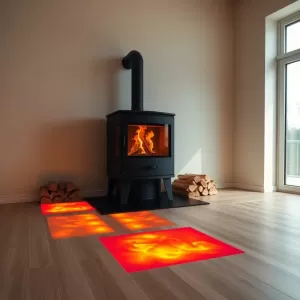 Ogrzewanie podłogowe a piec na drewno
