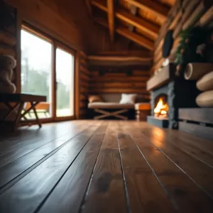 Ogrzewanie podłogowe w domu z bala