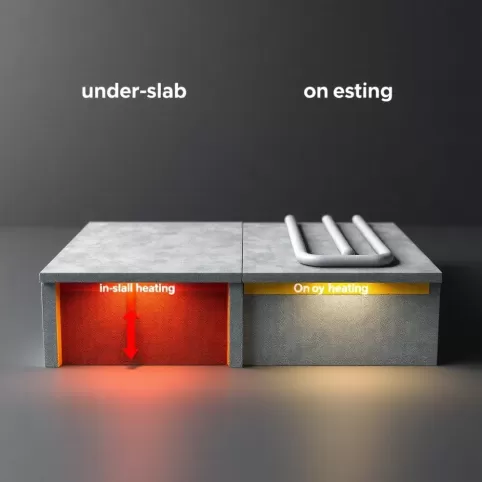 Ogrzewanie podłogowe w płycie fundamentowej czy na płycie