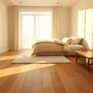 ogrzewanie podłogowe w sypialni