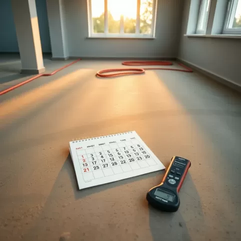 Po jakim czasie można włączyć ogrzewanie podłogowe po wylewce