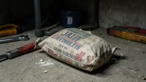 Przeterminowany tynk gipsowy