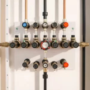 Rozdzielacz do ogrzewania podłogowego 10 obwodów