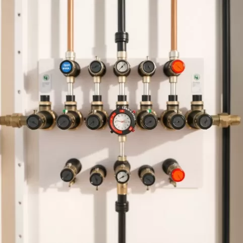 Rozdzielacz do ogrzewania podłogowego 10 obwodów