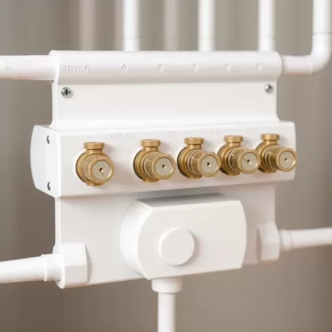 Rozdzielacz do ogrzewania podłogowego 12 obwodów