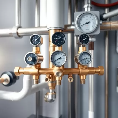 Rozdzielacz do ogrzewania podłogowego 5 obwodów