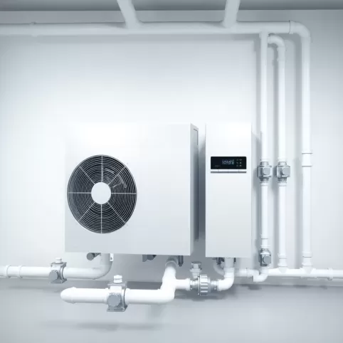 SCHEMAT podłączenia pompy ciepła bez bufora