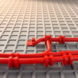 Spinki do ogrzewania podłogowego krótkie