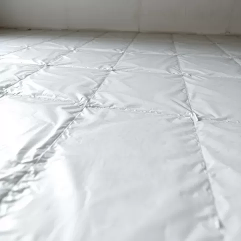 Styropian z folią pod ogrzewanie podłogowe