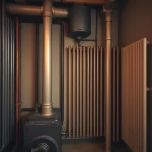 system grawitacyjny centralnego ogrzewania