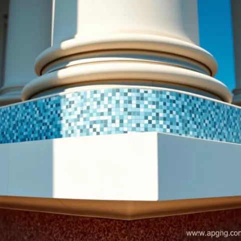 Tynk mozaikowy na cokół