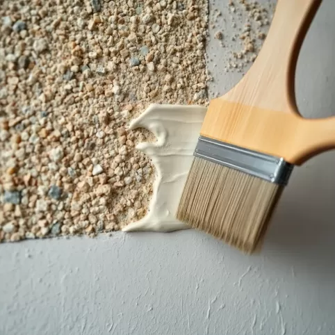 Tynk mozaikowy żywiczny czym pomalować