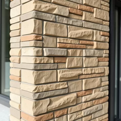 Tynki ozdobne zewnętrzne z efektem kamienia