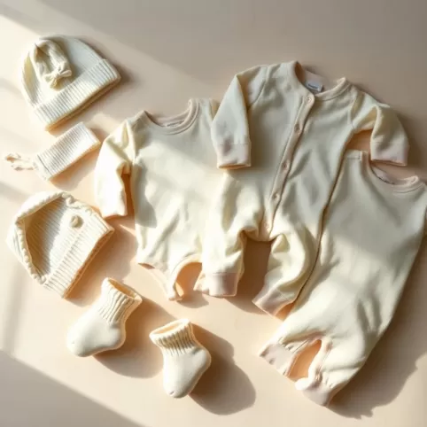 Ubrania z wełny merino dla niemowląt