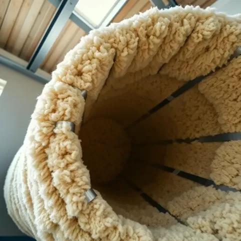 Wełna do izolacji rur wentylacyjnych