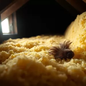 Wełną mineralną a kuny