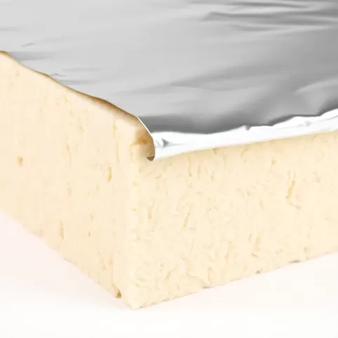 Wełna mineralna z folią aluminiową do kominków