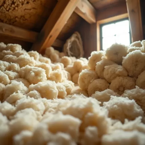 Wełna na poddasze