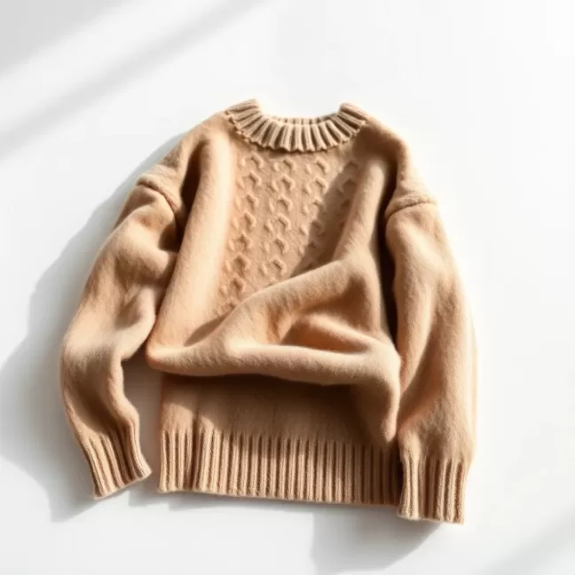 Wełna z alpaki sweter