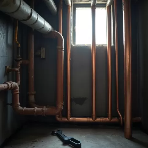 Wymiana rur centralnego ogrzewania w bloku