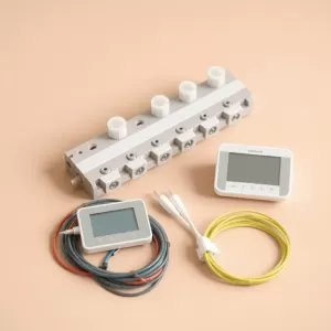 Zestaw do sterowanie ogrzewaniem podłogowym przewodowe