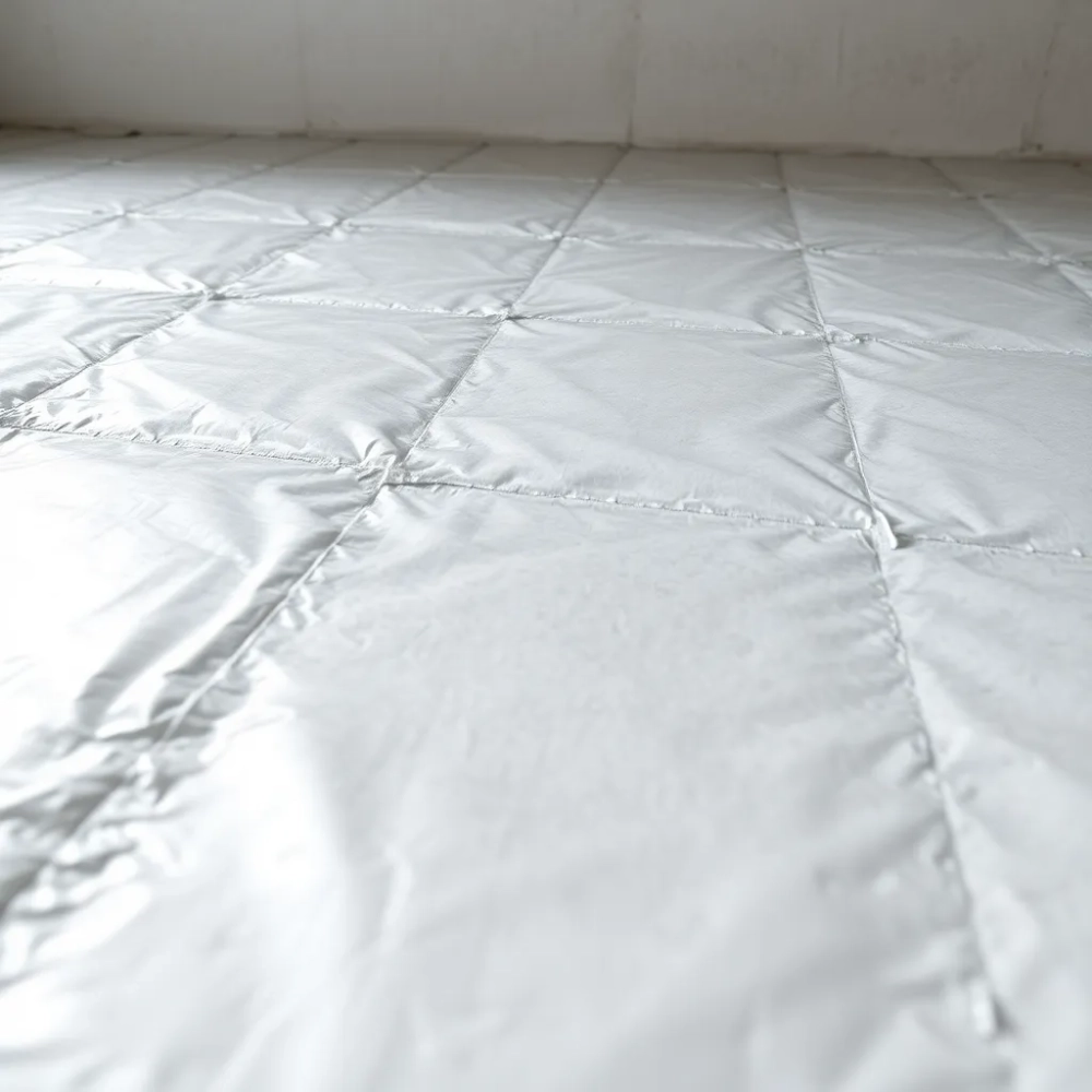 Styropian z folią pod ogrzewanie podłogowe