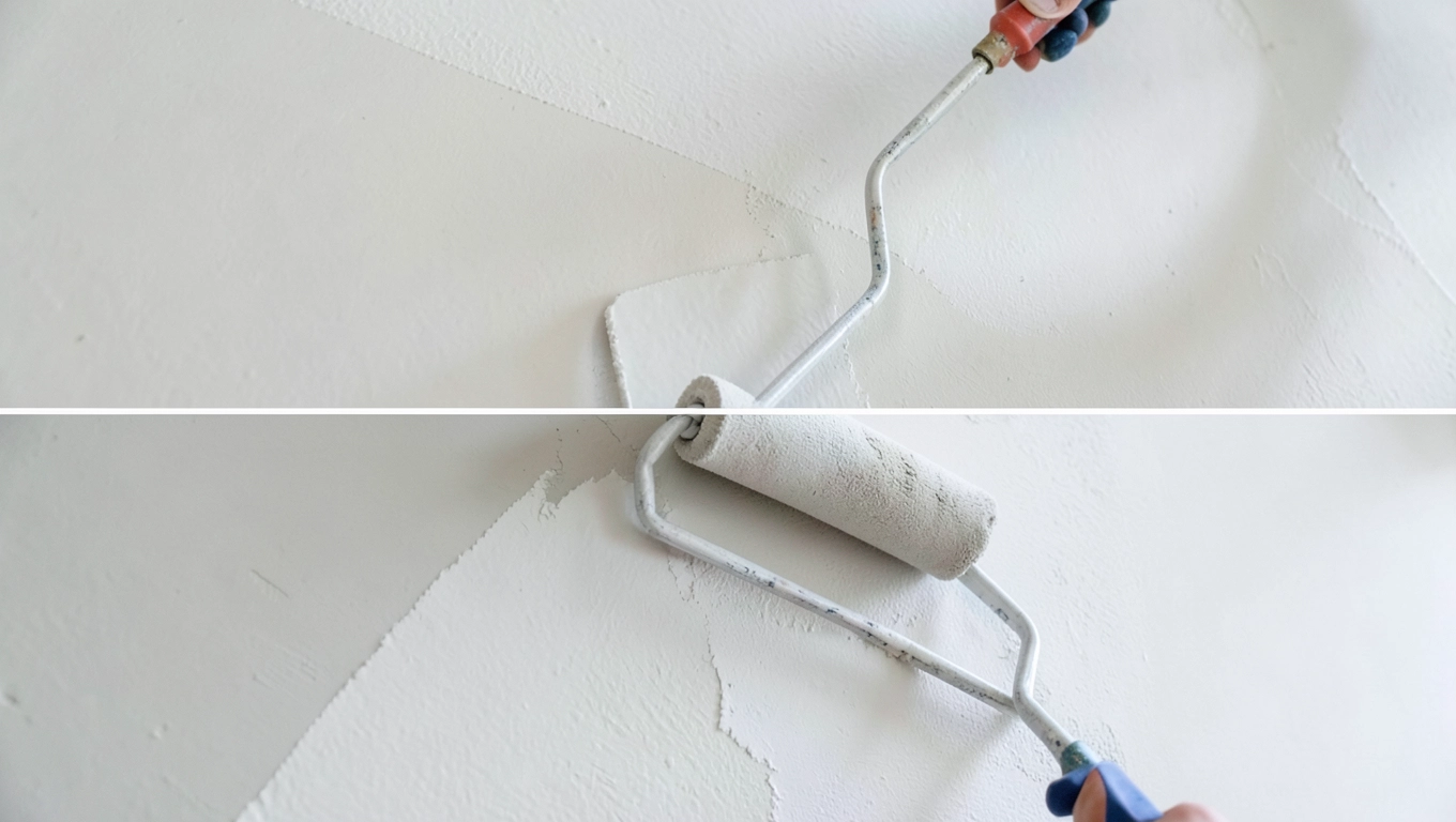 Technika nakładania farby na świeży tynk cementowo-wapienny