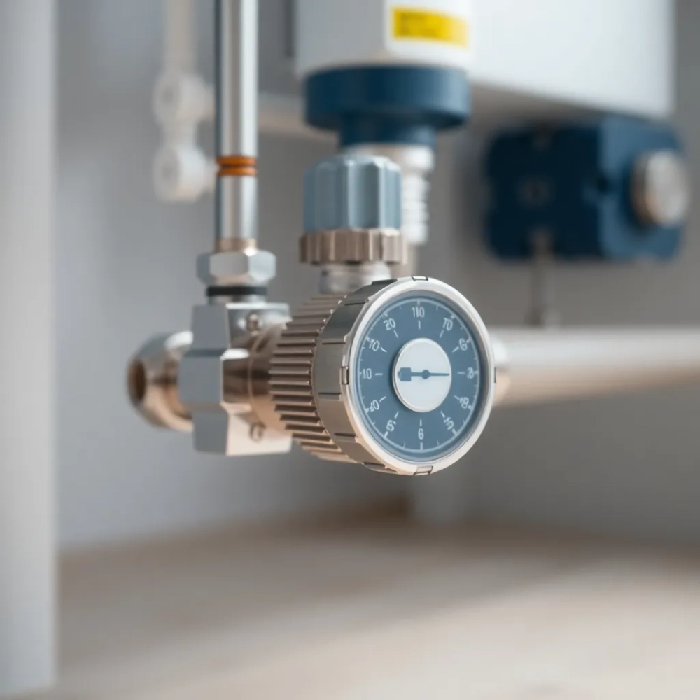 Termostatyczny zawór mieszający do ogrzewania podłogowego