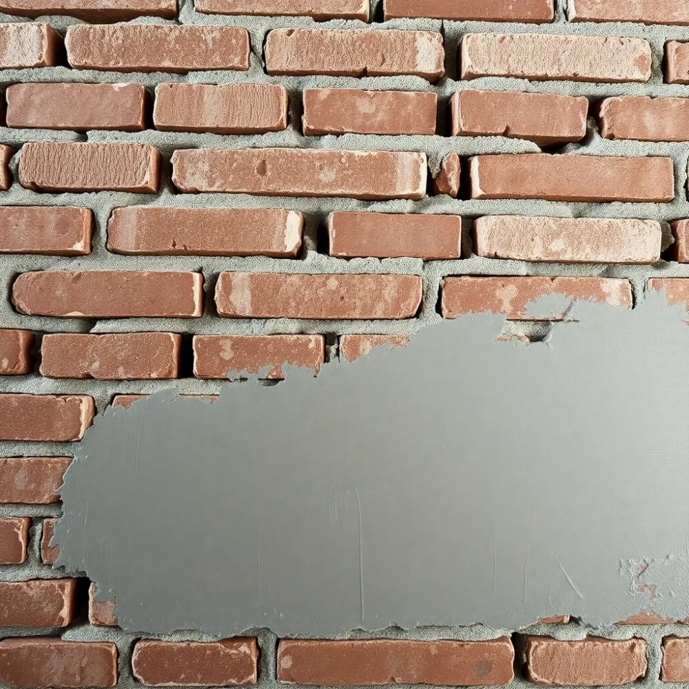 Tynkowanie starej ściany z cegły