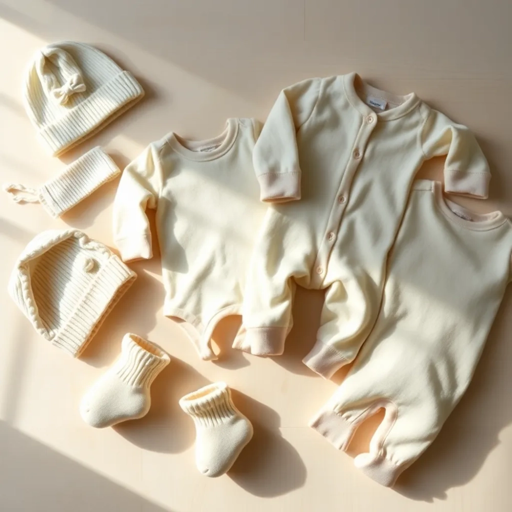Ubrania z wełny merino dla niemowląt