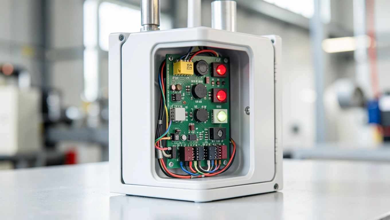 Układ sterowania i zabezpieczenia w budowie pompy