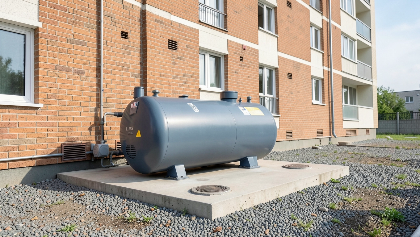 Zbiornik LPG przy bloku: wymagania i lokalizacja